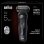 Máquina de Barbear Facial Braun Series 5 52-N1000SF1 Sem Fios 50min Seco e Molhado 3 Lâminas