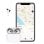 Ecouteurs Jellico AirBlue 3 sans fil Bluetooth 5.1 avec micro, blancs