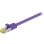 Netzwerkkabel Goobay RJ-45 CAT7 0,25 m S/FTP Lila