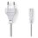 Netzkabel Nedis CEGL11040WT30 3 m C7 IEC 320 weiss