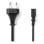 Câble d'alimentation Nedis CEGL11040BK05 C7 0,5 m 250 V noir