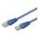 Cable Goobay Cat6 RJ-45 0,25 m Azul