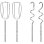 Handruehrgeraet TEFAL Prep'Mix+ HT4601 500 W 5 Stufen