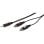 Cable de audio Vivanco 2 x RCA a 3,5 mm 1,5 m Negro