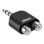 Cabo divisor de audio Ekon 3,5 mm RCA 100 mm