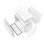 Case PC XPG VALOR AIR NANO Bianco Midi Tower m-ATX GPU 370 mm Radiatore 360 mm