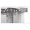 Bastidor de pared Ekivalan 9U 600 x 600 mm 60 kg Puerta de cristal con cerradura