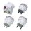 Adaptador de viagem universal Vivanco VVELTRAVCONNSETW branco 4 peças