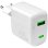 Carregador PURO 65W GaN USB-C USB-A Branco