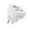 Adaptador de viagem SBS Universal 100-250 V 2500 W Branco Compacto