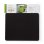 Tappetino per mouse Nedis MPADF100BK Nero Antiscivolo 220 x 180 mm