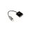 Adaptador DisplayPort macho a HDMI hembra IGGUAL 25 cm