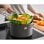 Cesta vapeur Joseph Joseph Bloom pliable silicone verte 16 cm