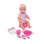 Bambola SIMBA New Born Baby 43 cm vinile con bere e pipì 8 pezzi