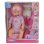 Bambola SIMBA New Born Baby 43 cm vinile con bere e pipì 8 pezzi