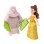 Casa de muñecas Mattel Disney Princesas Castillo apilable de Bella 29,7 cm