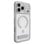 Coque ZAGG Milan Snap pailletée argentée avec support pour iPhone 18 Pro Max/17 Pro Max