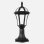 Sobremuro exterior FABRILAMP Comino 47,6 cm Policarbonato Negro IP44