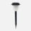 Pincho solar exterior Fabrilamp KIRA negro LED 50 lúmenes IP65