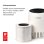 Purificador de ar Bosch Air 1000 branco HEPA 120 m3/h
