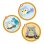Kit creatif Aquabeads Star Friends Animaux multicolores