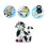 Kit de perles à repasser SES Creative Beedz Animaux 2200 pièces