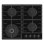 Table de cuisson gaz Hisense GG663BHF 60 cm verre noir