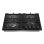 Table de cuisson gaz Hisense GG663BHF 60 cm verre noir