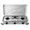 Piano cottura DCG Eltronic EKP 2423 3 fuochi nero bianco