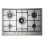 Placa de gas De'Longhi YLG 75 F 5 queimadores inox 75 cm