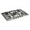 Placa de gas De'Longhi YLG 75 F 5 queimadores inox 75 cm