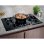 Plaque gaz Electrolux KGG953753K 90 cm, 5 foyers, verre noir