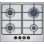 Piano cottura a gas Bosch Serie 4 PGP6B5B86 inox 4 fuochi