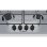 Piano cottura a gas Bosch Serie 4 PGP6B5B86 inox 4 fuochi