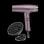 Secador de pelo iónico BaByliss Futura D6051DE 1600W 3 temperaturas 3 velocidades morado