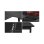 Secretaria gaming Huzaro Hero 6.0 em L preta 147 cm