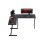 Secretaria gaming Huzaro Hero 6.0 em L preta 147 cm