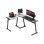 Bureau Huzaro Hero 6.0 d'angle en L blanc 1470 x 1120 mm