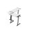 Bureau Huzaro Hero 6.0 d'angle en L blanc 1470 x 1120 mm
