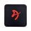 Alfombrilla Arozzi Zona Square Floor Pad 116 x 116 cm Black Red