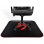 Alfombrilla Arozzi Zona Square Floor Pad 116 x 116 cm Black Red