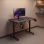 Mesa Gaming Mars Gaming 100 x 60 cm Acero y fibra de carbono con pasacables