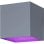 Aplique inteligente Hombli Smart HBWL-0208 IP54 RGB Control por voz Regulable