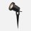 Espeto exterior FABRILAMP Clavos IP65 GU10 preto