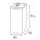 Lave-linge Midea MF100T80B/W-ES Top 8 kg 1300 tr/min A Blanc Vapeur