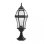 Lampada da muro FABRILAMP Becrux nera alluminio vetro IP44 E27