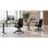 Chaise de bureau ergonomique Euromof Torino rembourrée avec assise réglable