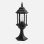 Aplique de exterior FABRILAMP Pollux Negro IP44 E27 48,5 x 17 x 17 cm