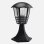 Aplique exterior FABRILAMP Alnilan IP44 E27 preto