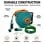 Enrollatore a parete Blossom 10 m Pistola 9 Funzioni Kit Giardino